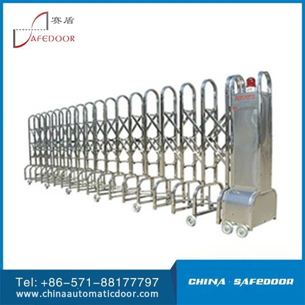 Nerūsējošā tērauda automātiskās saliekamās durvis